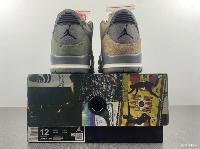 HYPE Retro Patchwork Air 3 Camo DO1830-200 Jordan 0627